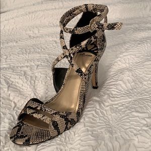 Snakeskin heels